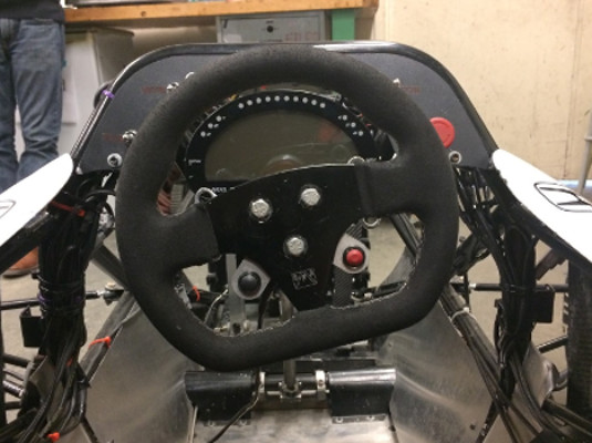 old steering wheel